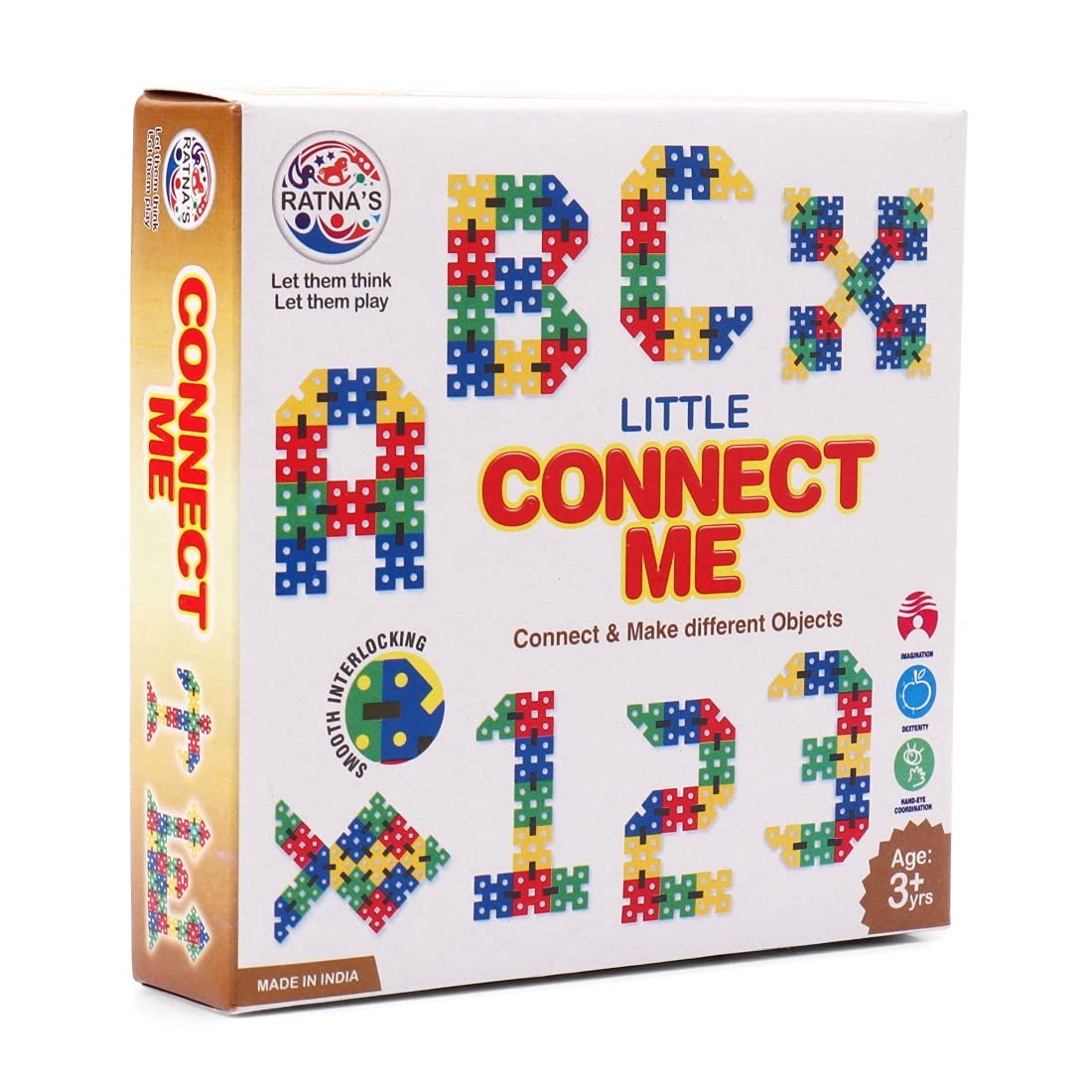 Arjoos | 100 Pcs_Set of Little Connect Me Interlocking Game | Return gift for kids.