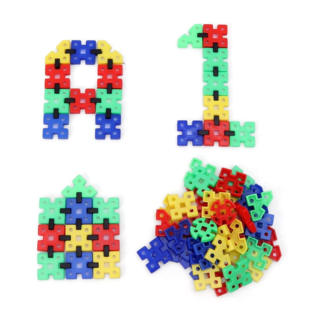 Arjoos | 100 Pcs_Set of Little Connect Me Interlocking Game | Return gift for kids.