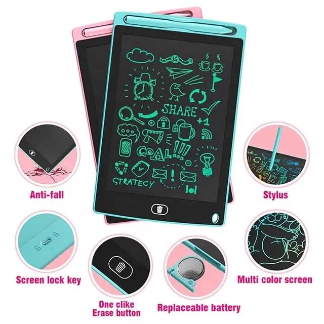 Arjoos | 8.5Inch LCD Writing Tablet Smart LCD Writing Pad Tablet Digital Slate for Kids Graphics Learning Toys