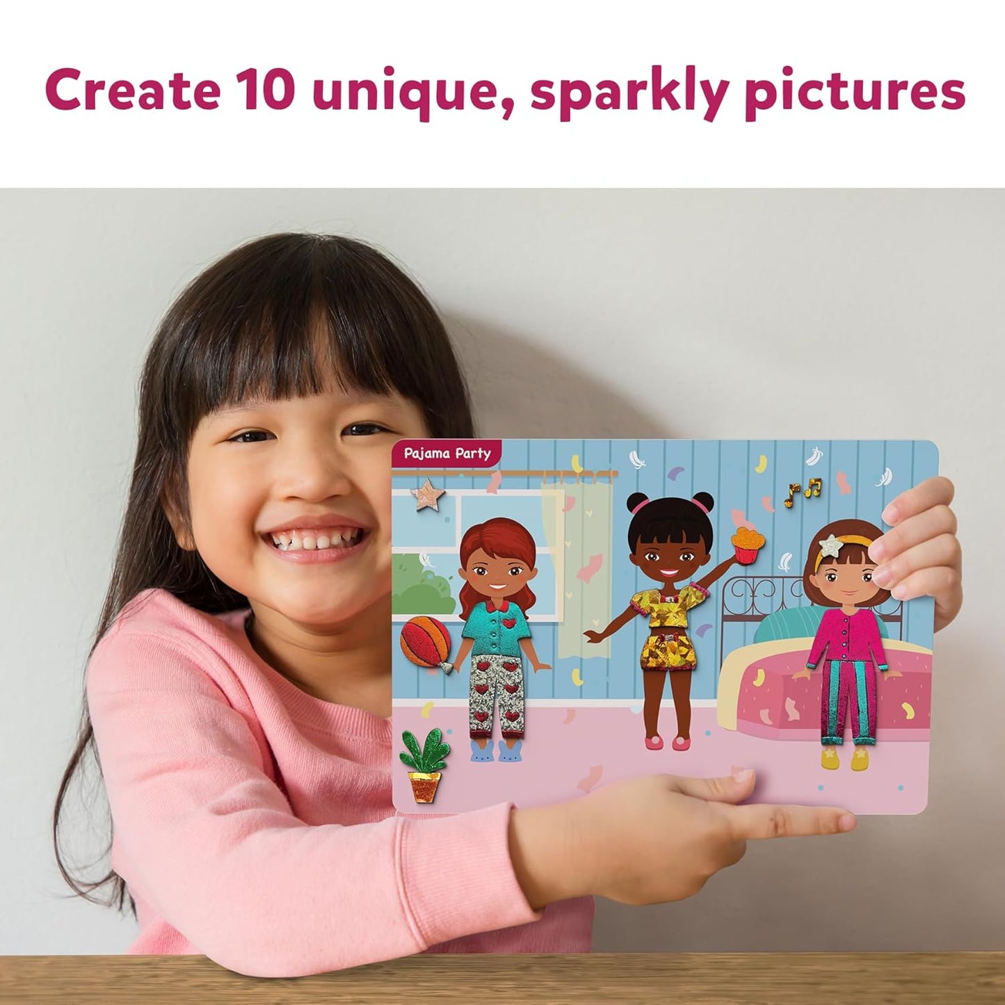 Arjoos | Foil Fun Dress Up, No Mess Art for Kids, Craft Kits & Supplies | DIY Creative Activity | Gifts for Girls & Boys | Birthday Gifts for Kids - Pack of 1
