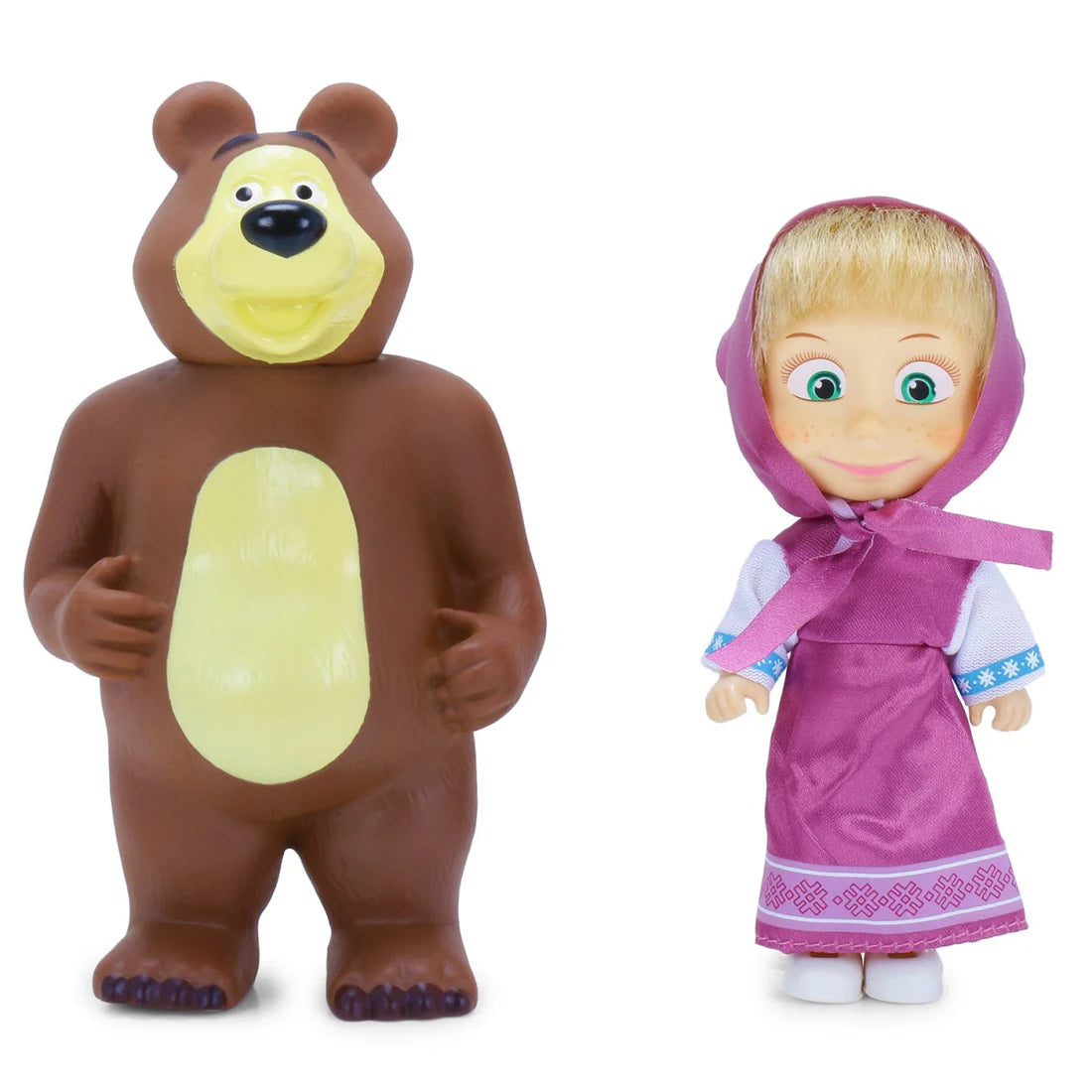 Arjoos | "Adorable Adventures: Masha and the Bear Doll Set - 12cm" | Birthday Gifts for Kids - Pack of 1 - ( Ages - 3+ )