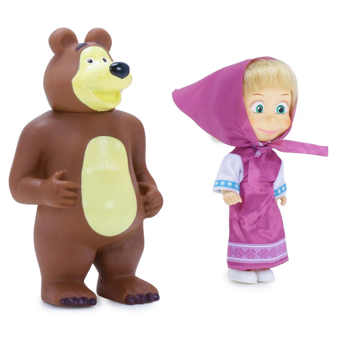 Arjoos | "Adorable Adventures: Masha and the Bear Doll Set - 12cm" | Birthday Gifts for Kids - Pack of 1 - ( Ages - 3+ )
