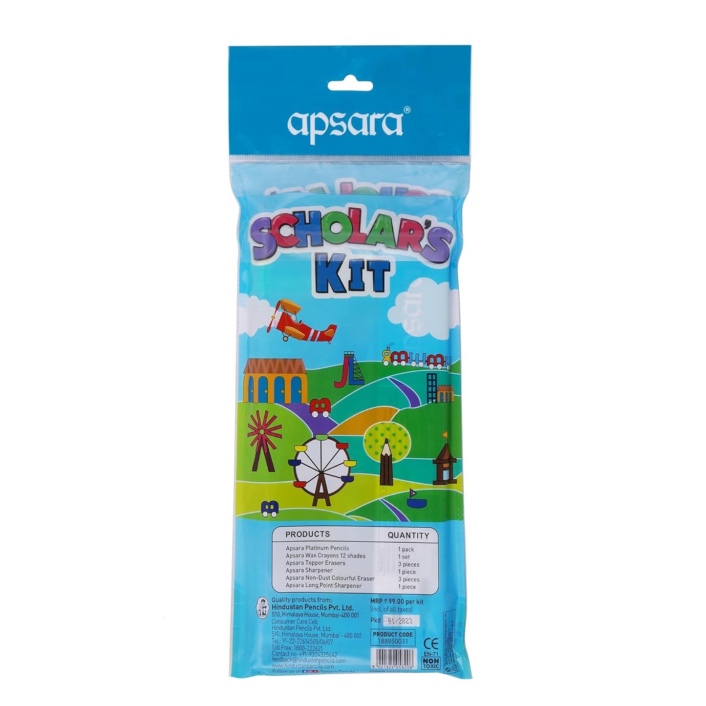 Arjoos | Apsara Premium Scholar Kit Multicolour