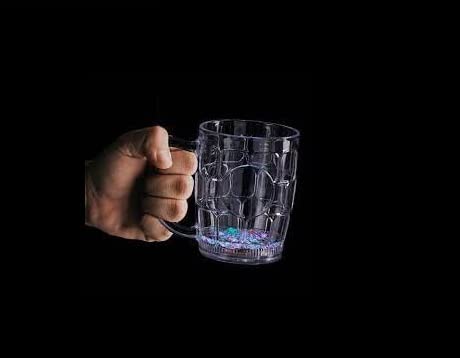 Arjoos | Inductive Rainbow Color Cup - Mug | LED Flashing 7 Color Changing Light | Return Gifts for Kids