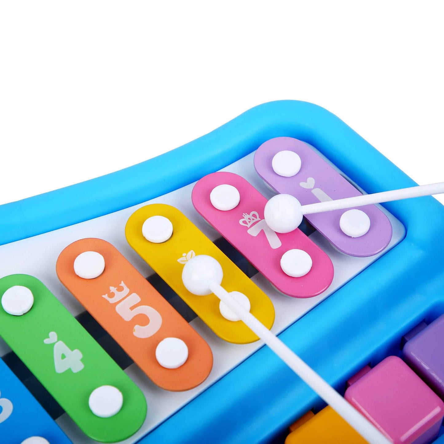 Arjoos | 2-in-1 Xylophone Musical Piano | Interactive Preschool Learning Instrument & Toy with 8 Keys, 2 Mallets | Ideal for Baby, Boys and Girls | Birthday Gift For Kids 5+ Years