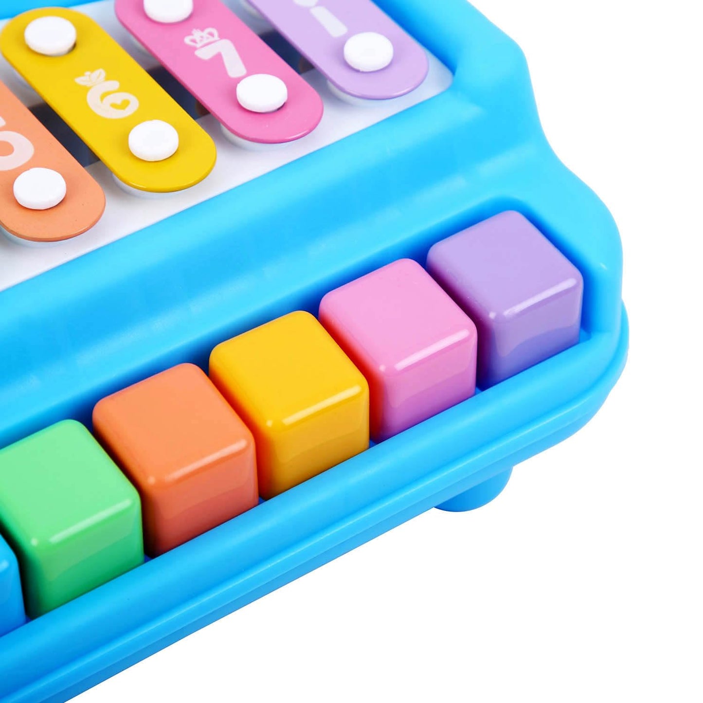 Arjoos | 2-in-1 Xylophone Musical Piano | Interactive Preschool Learning Instrument & Toy with 8 Keys, 2 Mallets | Ideal for Baby, Boys and Girls | Birthday Gift For Kids 5+ Years