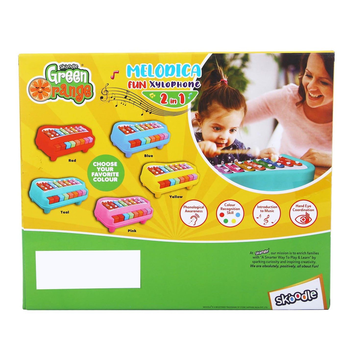 Arjoos | 2-in-1 Xylophone Musical Piano | Interactive Preschool Learning Instrument & Toy with 8 Keys, 2 Mallets | Ideal for Baby, Boys and Girls | Birthday Gift For Kids 5+ Years