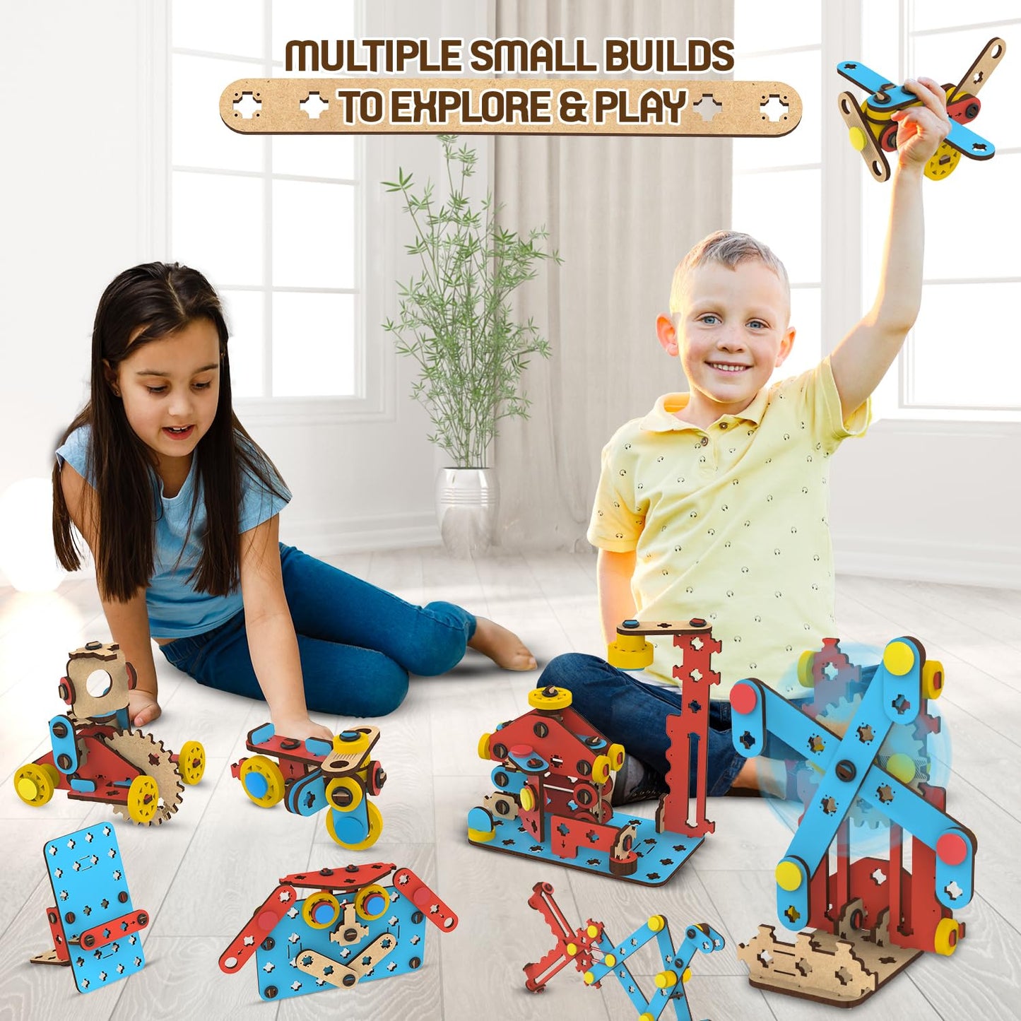 Arjoos | 25 in 1 Multi-Builds Hydraulic Kit STEM DIY Kit | Educational Science Toy | STEM Learning Toys for Kids | Birthday Gifts for Kids - Age - 6+Years