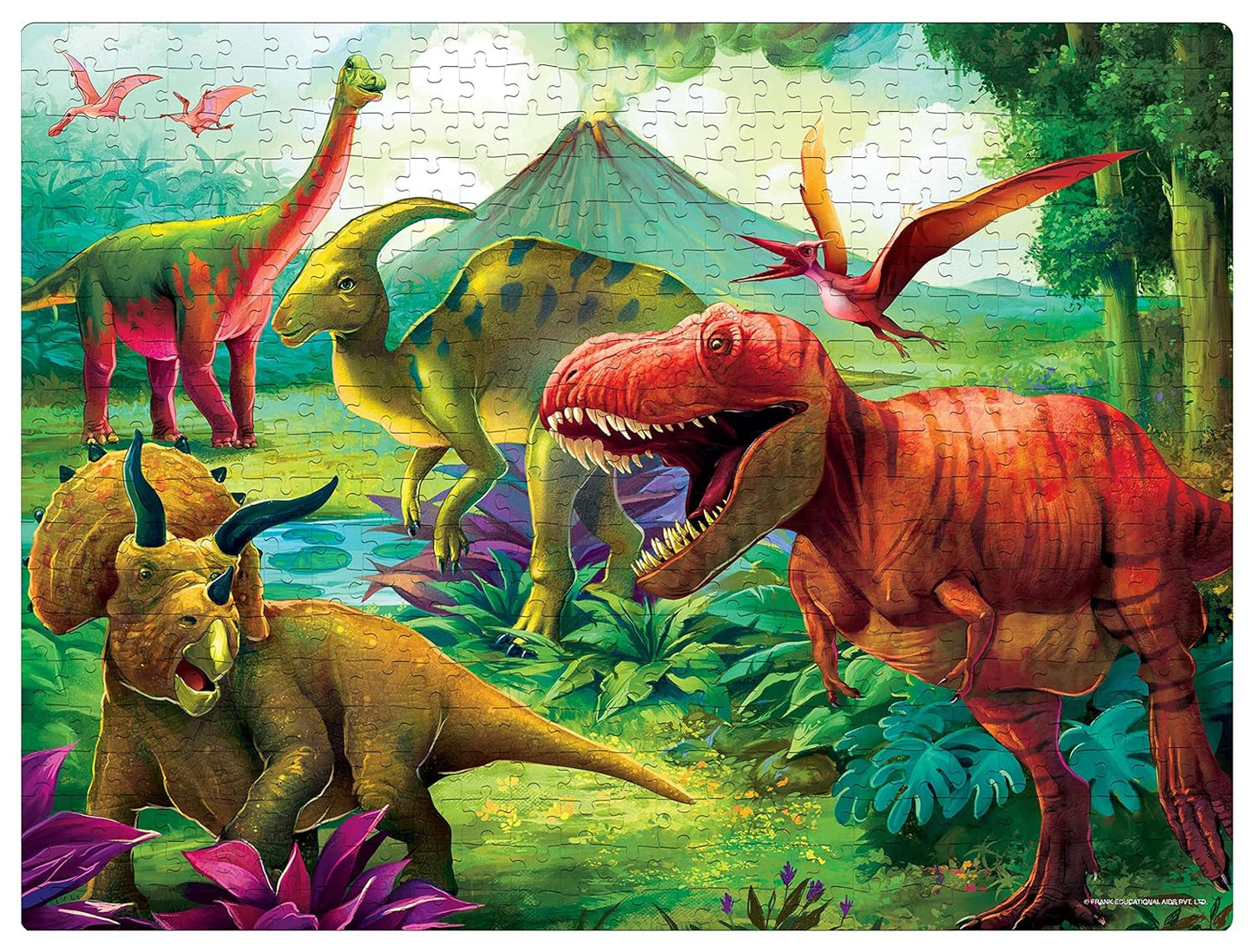 Arjoos | Age of The Dinosaurs Jigsaw Puzzle (250 Pieces) | Fun & Challenging Brain Booster Games | Engaging Puzzle for Focus and Memory - Birthday Gift for Boys & Girls - ( Ages - 9+ )