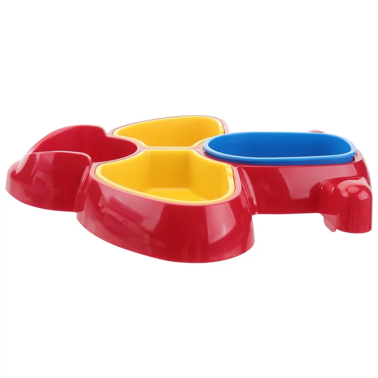Arjoos | Baby Feeding Plates for Kids, for Breakfast and Lunch and Dinner, Aeroplane Design Plate, 75 Grams, Multicolor | Birthday Return Gifts for both Boys and Girls , Pack of 1