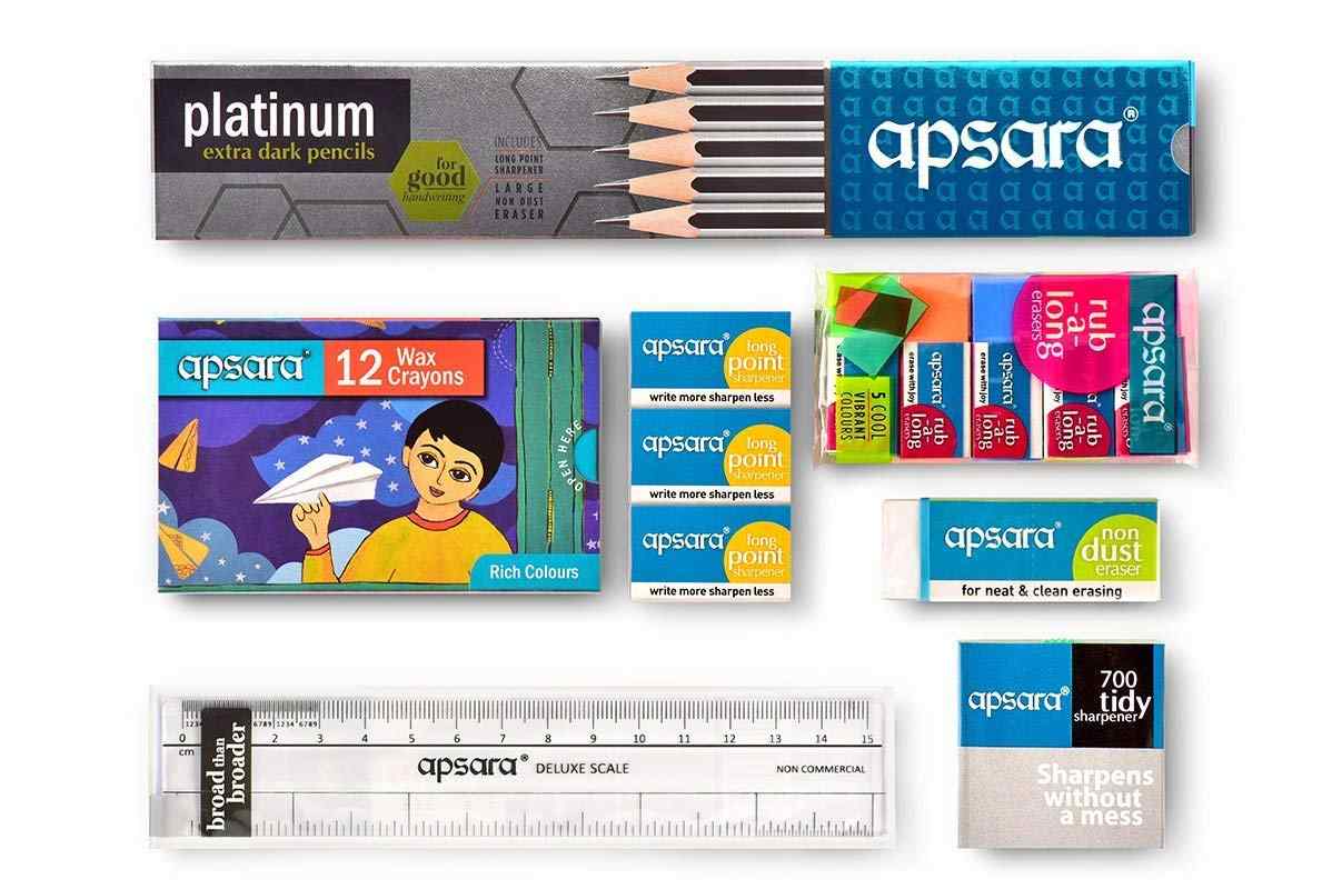 Arjoos | Apsara Scholars Kit | Stationery Kit for Kids | Empowering Young Minds for Academic Success! | Birthday Return Gift for Kids - ( Age 3+ ).