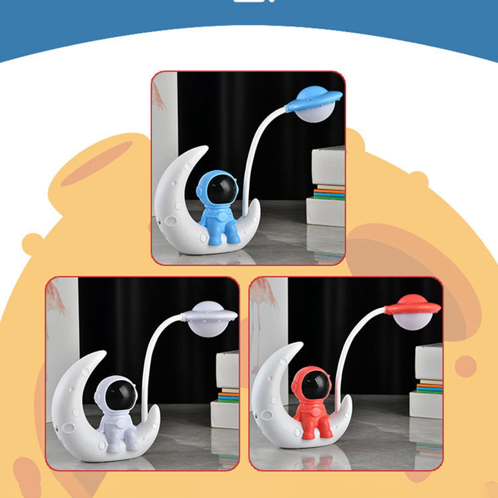 Arjoos | Astronaut LED Desk Lamp Reading Table Light Space Man Moon Night Light with USB Rechargeable for Kids | Birthday Return Gifts For Kids - Set of 1 .