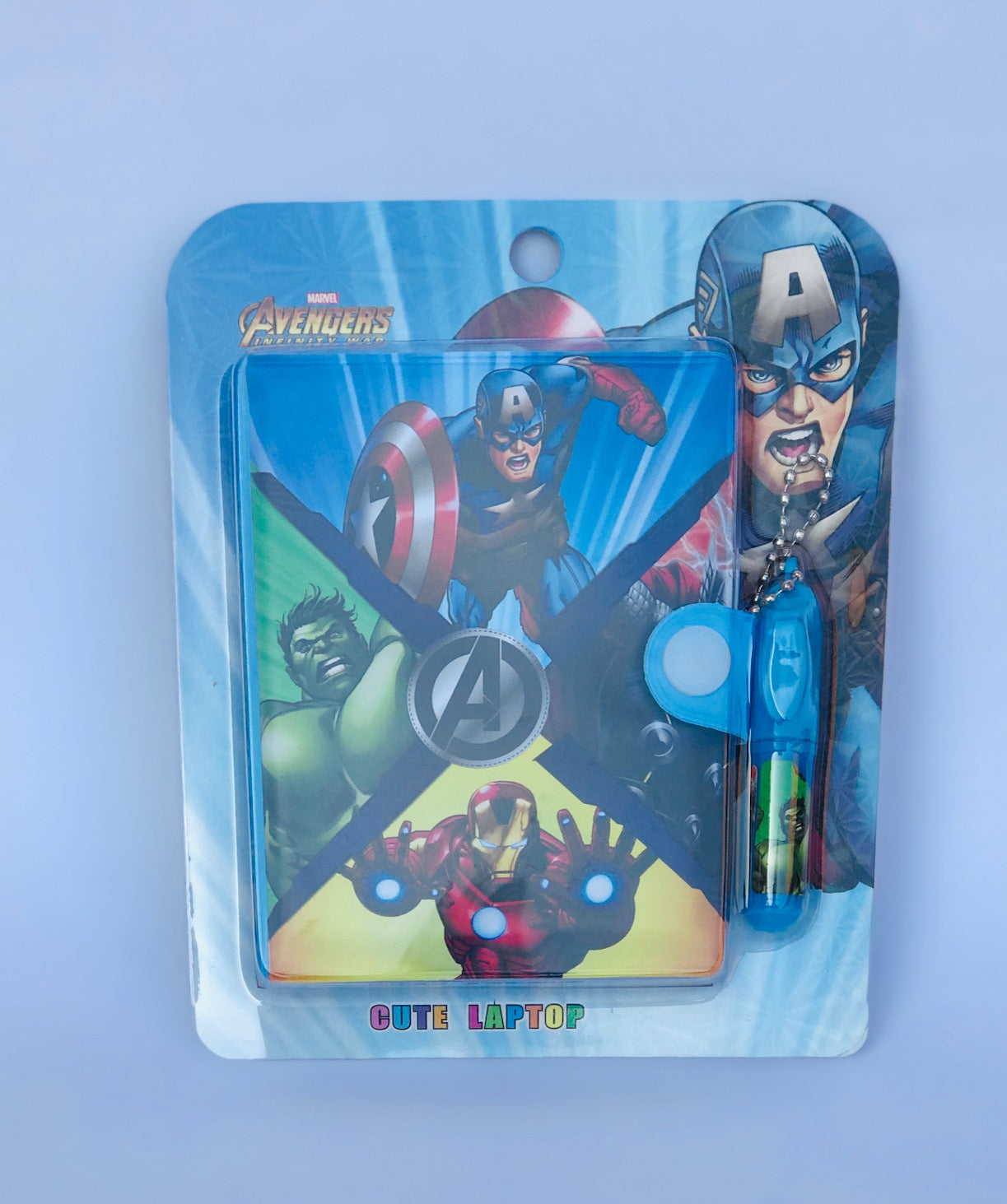 Arjoos | Avengers Theme Mini Diary with mini ballpoint Pen | To Do List Notebook Small portable Writing Pad | cute Small daily journal book | Birthday Return Gift for Kids & Theme Parties - ( Age 3+ ).