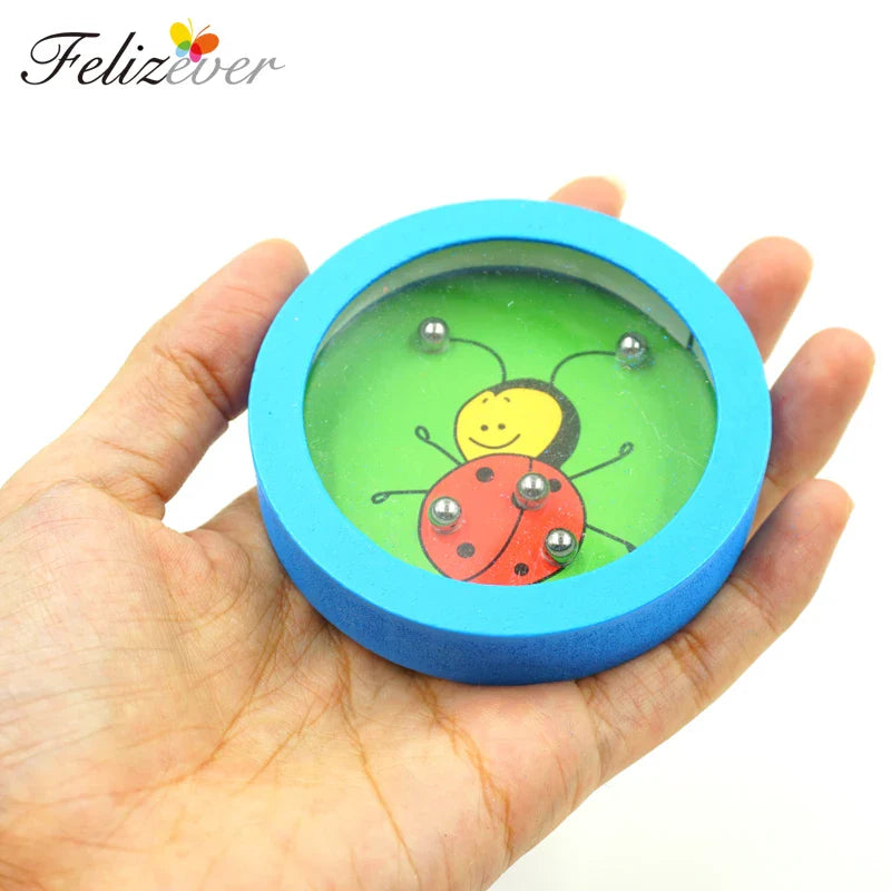 Arjoos | Mini Iron Balance ball Hand Shake Maze | Children Maze Game Balance Toy | Interactive Handshake Toy! | Birthday Return Gift for Kids & Theme Parties - ( Age 3+ ).