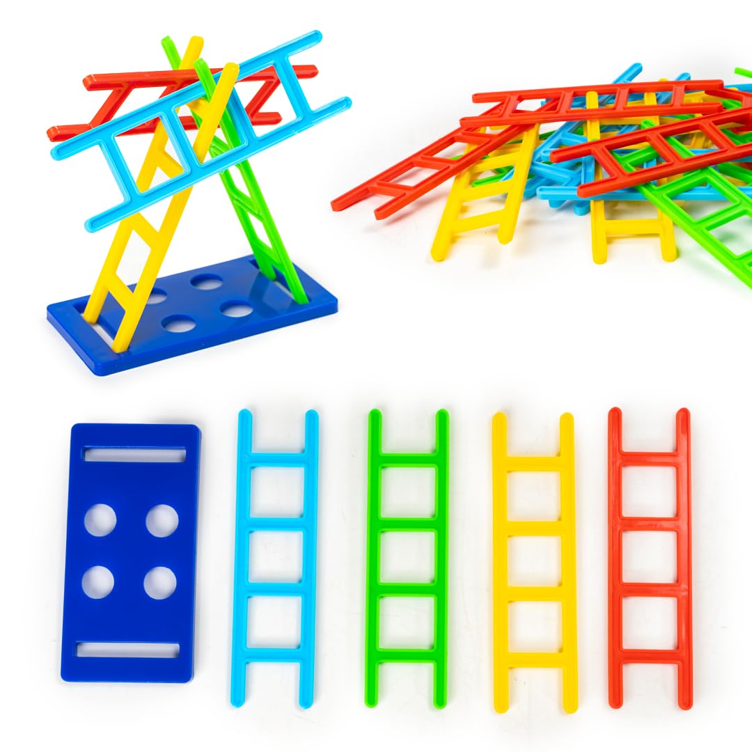 Arjoos | Balance The Ladders - Balancing Game | Stacking & Balancing Skill Game for Family & Kids | Birthday Gifts for Kids - Age - 5+Years