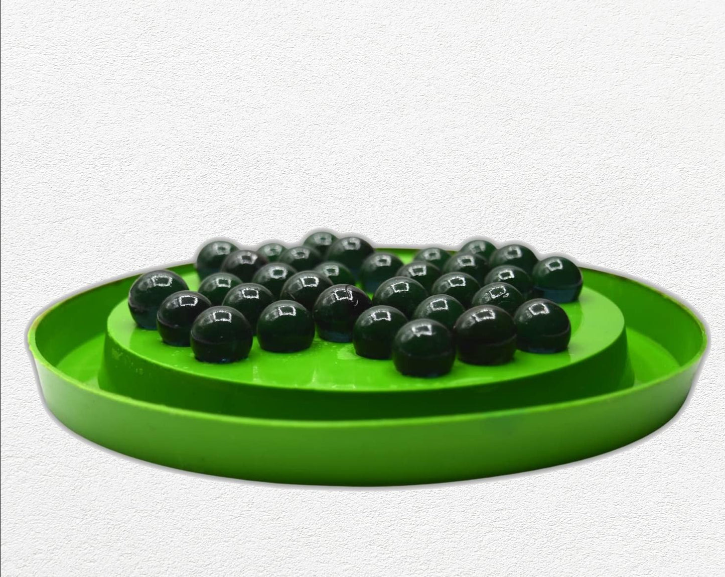 Arjoos | Brainvita Mini With Pearl Finish Marbles For Kid | Challenging Board Game with Pearl Finish Marbles | Brain Development Single Player Game | Birthday Return Gift for Kids - ( Age 5+ ).