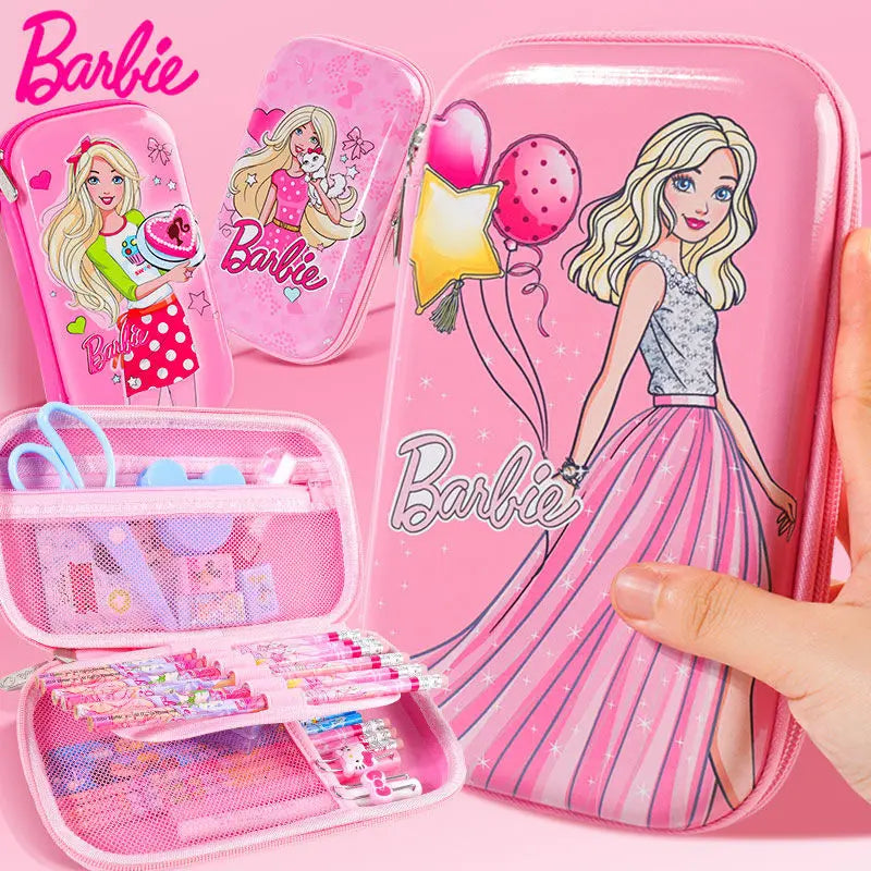 Arjoos | Crown Unicorn Gifts for Girls | Cute Large Hardtop Pencil Case with Compartment | Kids School Supply Organizer Stationery Box | Zipper Pouch | Return Gifts For Kids .