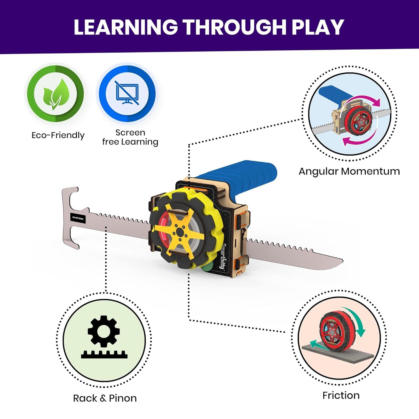 Arjoos | Crazy Wheels STEM DIY Fun Toys - Spin Speed - 1800 RPM | Fast Speed, Amazing Stunt & Jump Actions | Educational & Construction based Activity Game for Kids | Birthday Gifts for Kids - Age - 6+Years