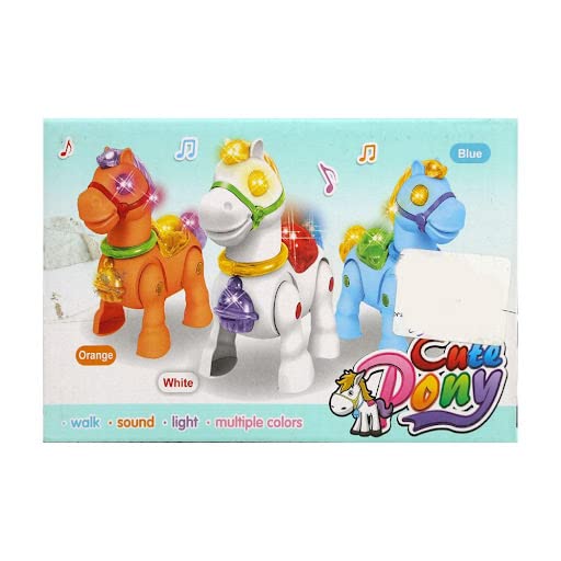 Arjoos | Dancing Horse for Kids with Music & Lights | Battery Operated Rotating Lighting Musical Dancing Unicorn Toy for Kids | Birthday Gifts for Kids - Pack of 1 - ( Ages - 3+ )