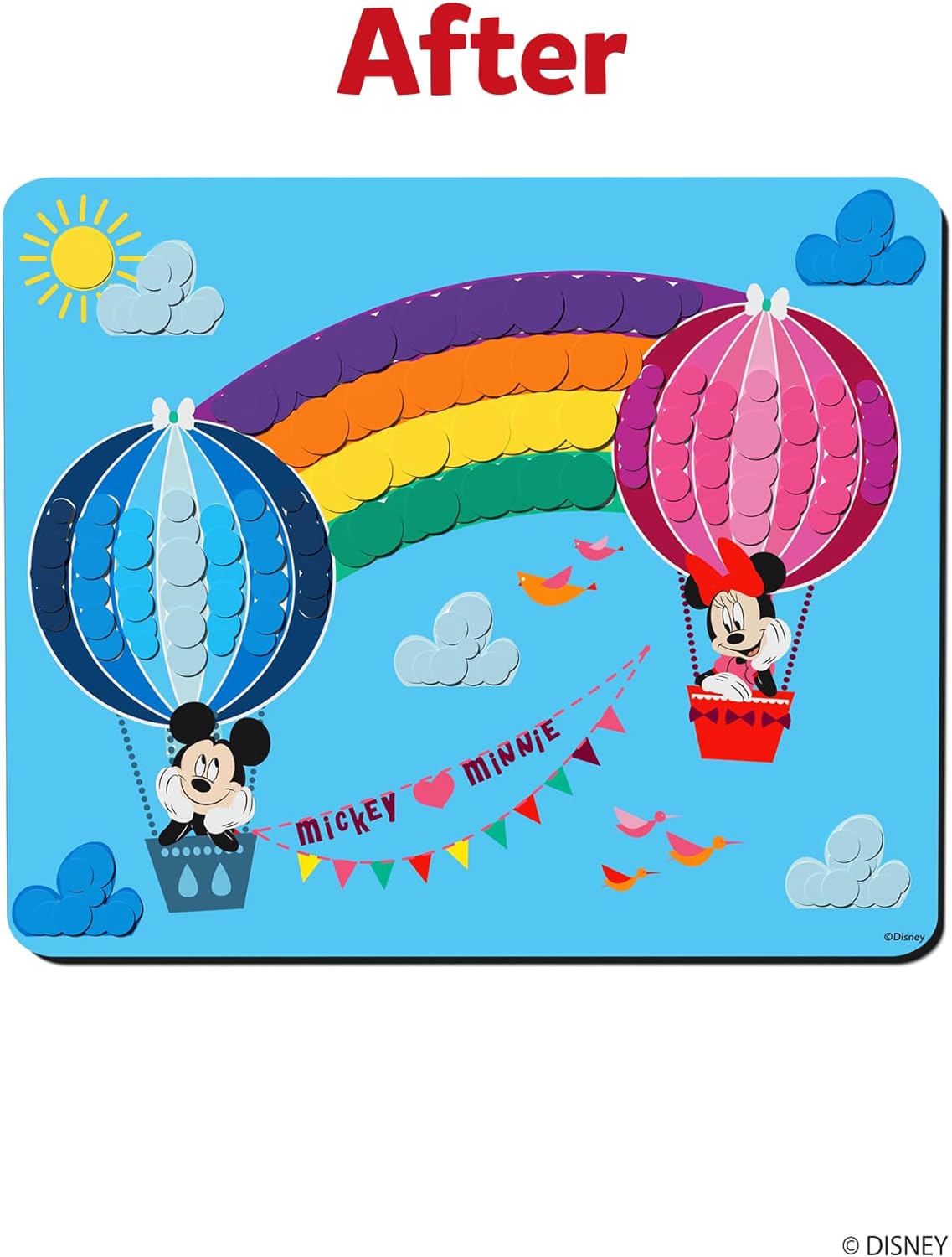 Arjoos | Dot It Disney Mickey and Friends - Art Activity | Mess-Free Sticker Art for Kids | Craft Kits, DIY Activity, Scrapbooking, Gifts | Birthday Gifts for Kids - Age - 3+Years