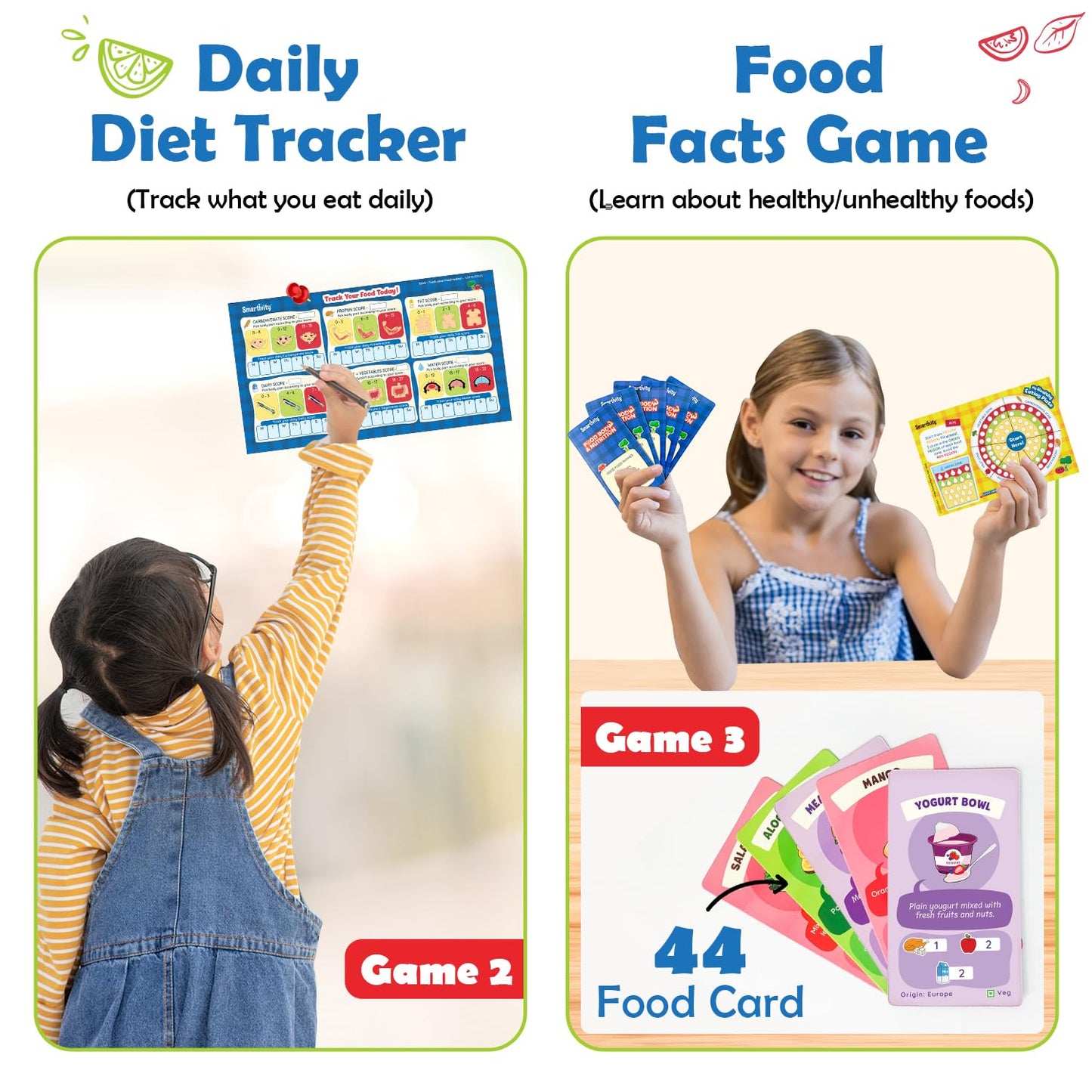 Arjoos | Food Body & Nutrition Toy | DIY STEM Educational Science Toy | Healthy Eating Game, Food Cards, Diet Tracker | Birthday Gifts for Kids - Age - 6+Years