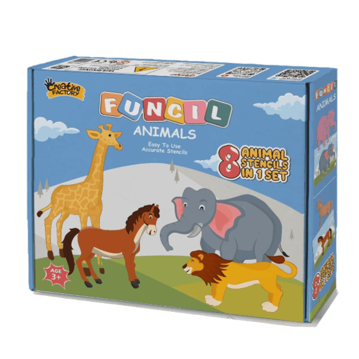 Arjoos | Funcil The mega game - 24 pieces | Exciting Family Game for Kids and Adults, Perfect for Game Nights and Parties | Birthday Gifts for Kids - Pack of 1 - ( Age - 3+ )