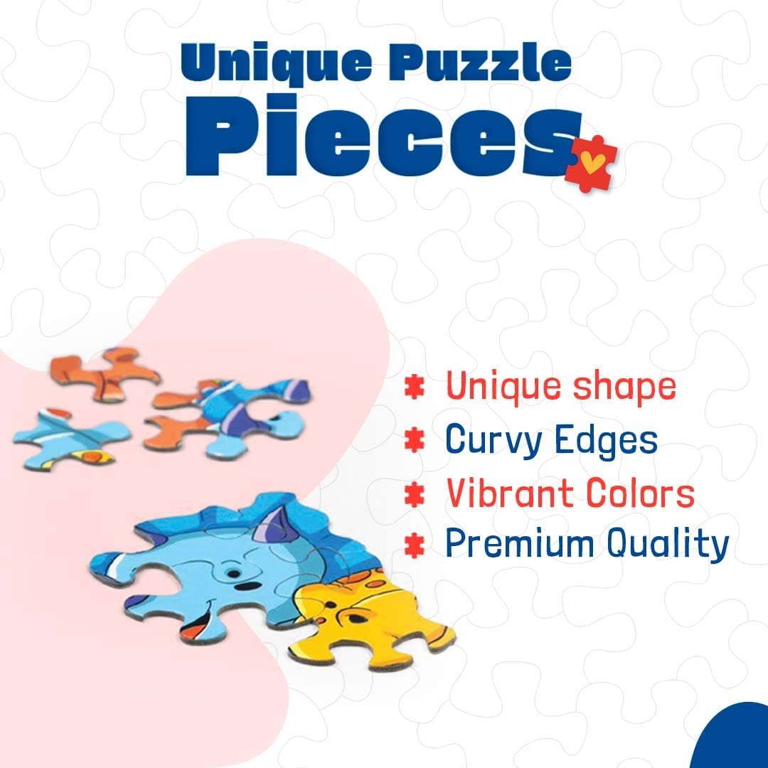 Arjoos | Go Crazy Unicorn Jigsaw Puzzle for Kids | 180 Unique Shaped Puzzle Pieces | No straight edges and Corners | Birthday Gifts for Girls - Age - 8+Years