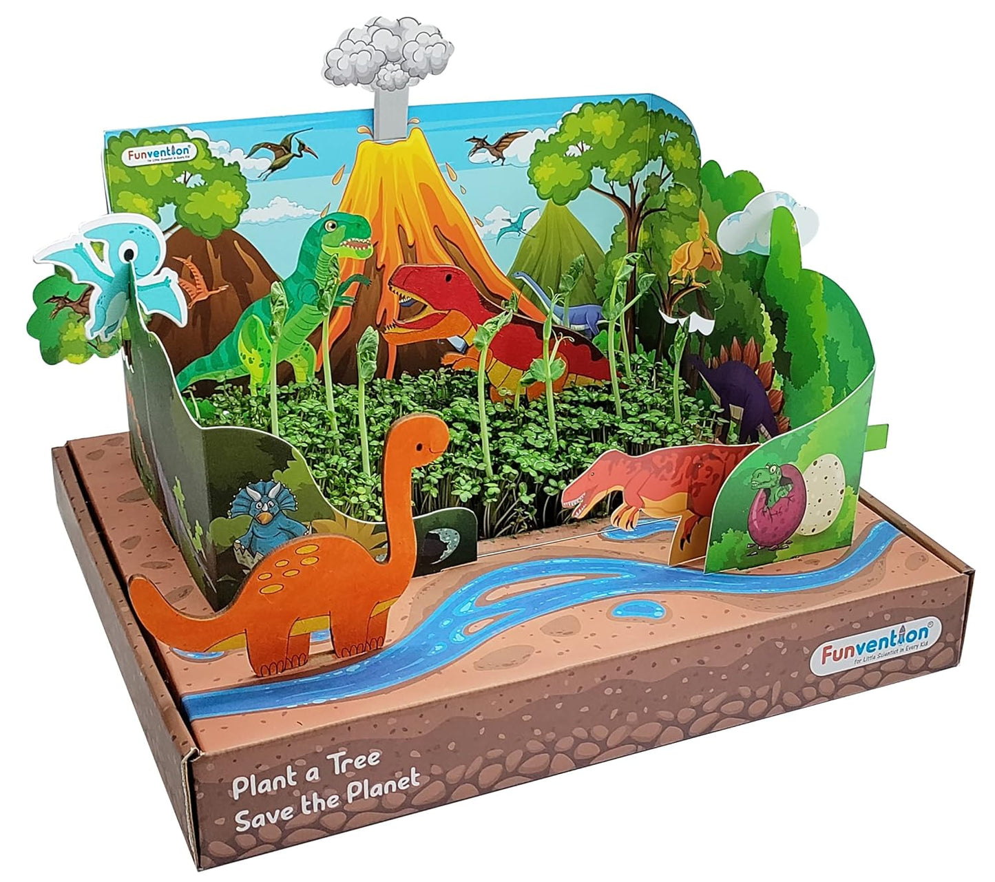 Arjoos | Jurassic Garden - Sprinkler Irrigation Kit | DIY STEM Learning Kit For Kids | Birthday Gifts for Kids | (Ages 5+)