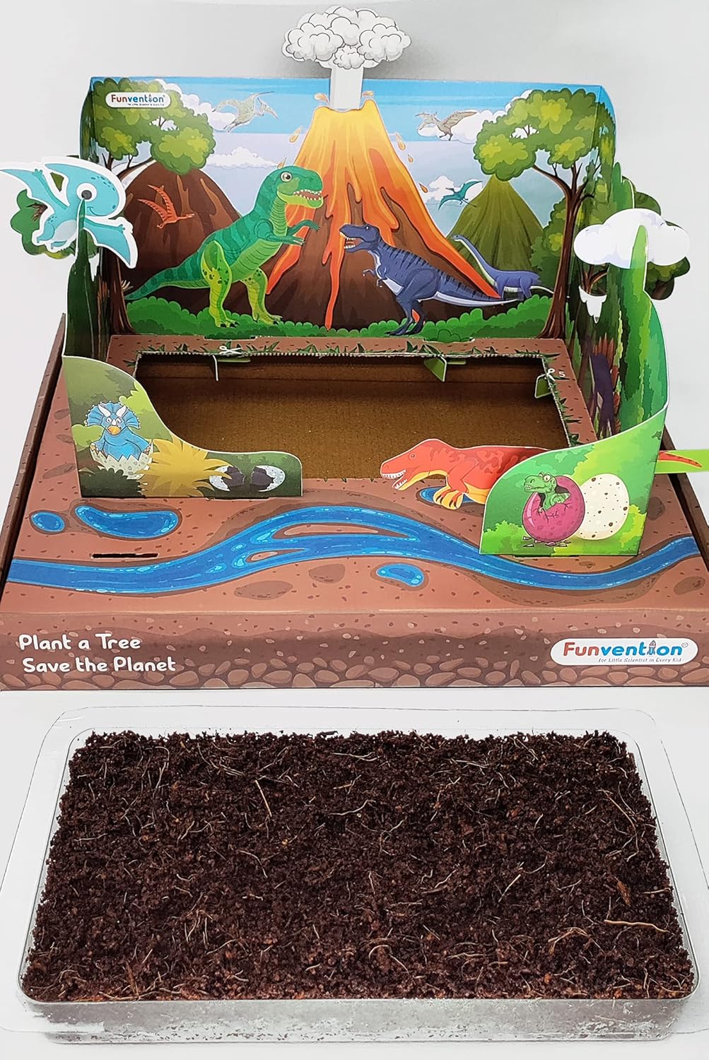Arjoos | Jurassic Garden - Sprinkler Irrigation Kit | DIY STEM Learning Kit For Kids | Birthday Gifts for Kids | (Ages 5+)