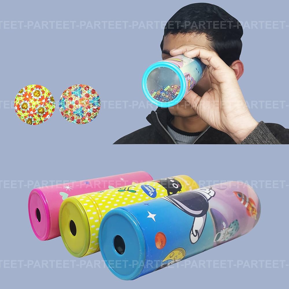 Arjoos | Kaleidoscope For Kids | Magical Fun Science Toy | For both boys and girls | Children Educational Fun Magic Science Toy | Multicolour colour variant