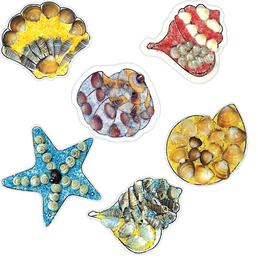 Arjoos | Kid Shell Mosaic Displays | DIY Art & Craft Kits for Kids | Birthday Gifts for Kids - Age - 7+Years