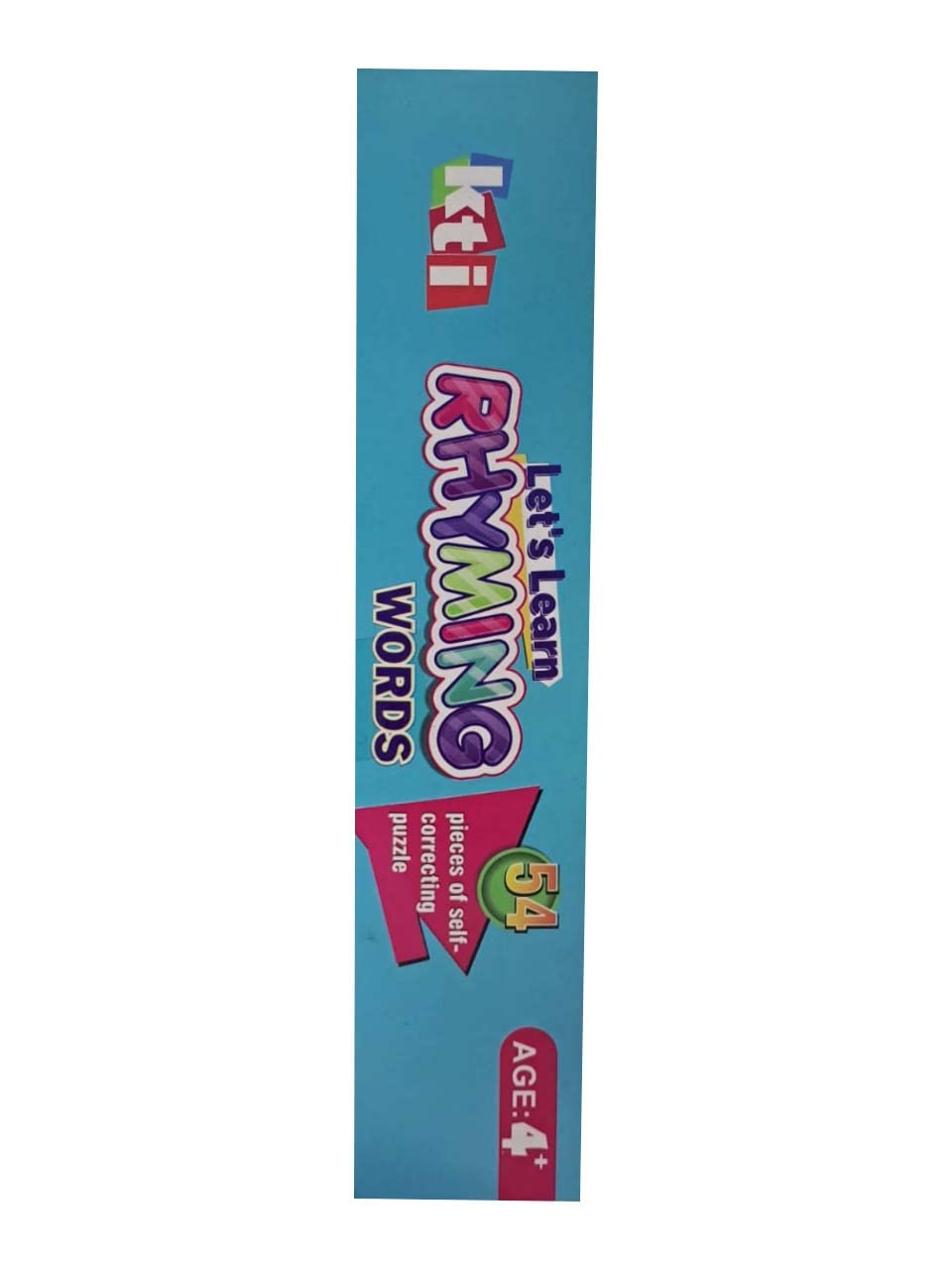 Arjoos | Let's learn Rhyming Words - Board Game | Boost Reading, Vocabulary and Imagination Skills | Age-4 Years +| (54 Puzzles Pieces - Multicolour) .