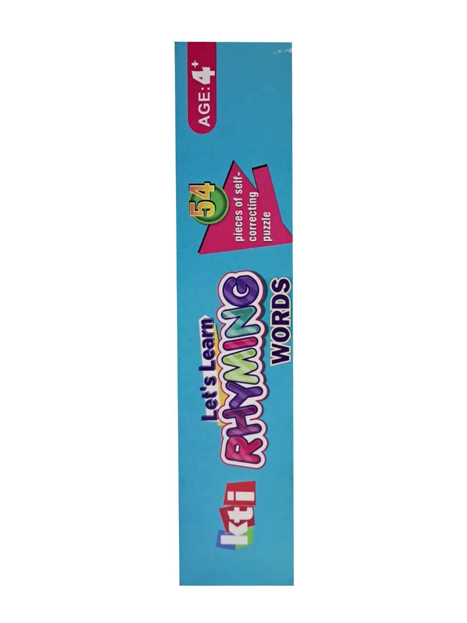 Arjoos | Let's learn Rhyming Words - Board Game | Boost Reading, Vocabulary and Imagination Skills | Age-4 Years +| (54 Puzzles Pieces - Multicolour) .