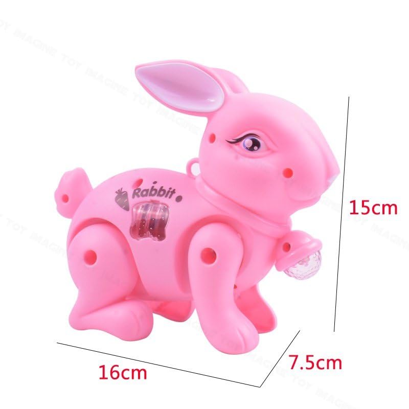 Arjoos | Magical Bunny Music & Light Show Toy | Interactive Rabbit with Songs, Flashing Lights & Dance Moves for Kids | Birthday Gifts for Kids - Pack of 1 - ( Ages - 3+ )