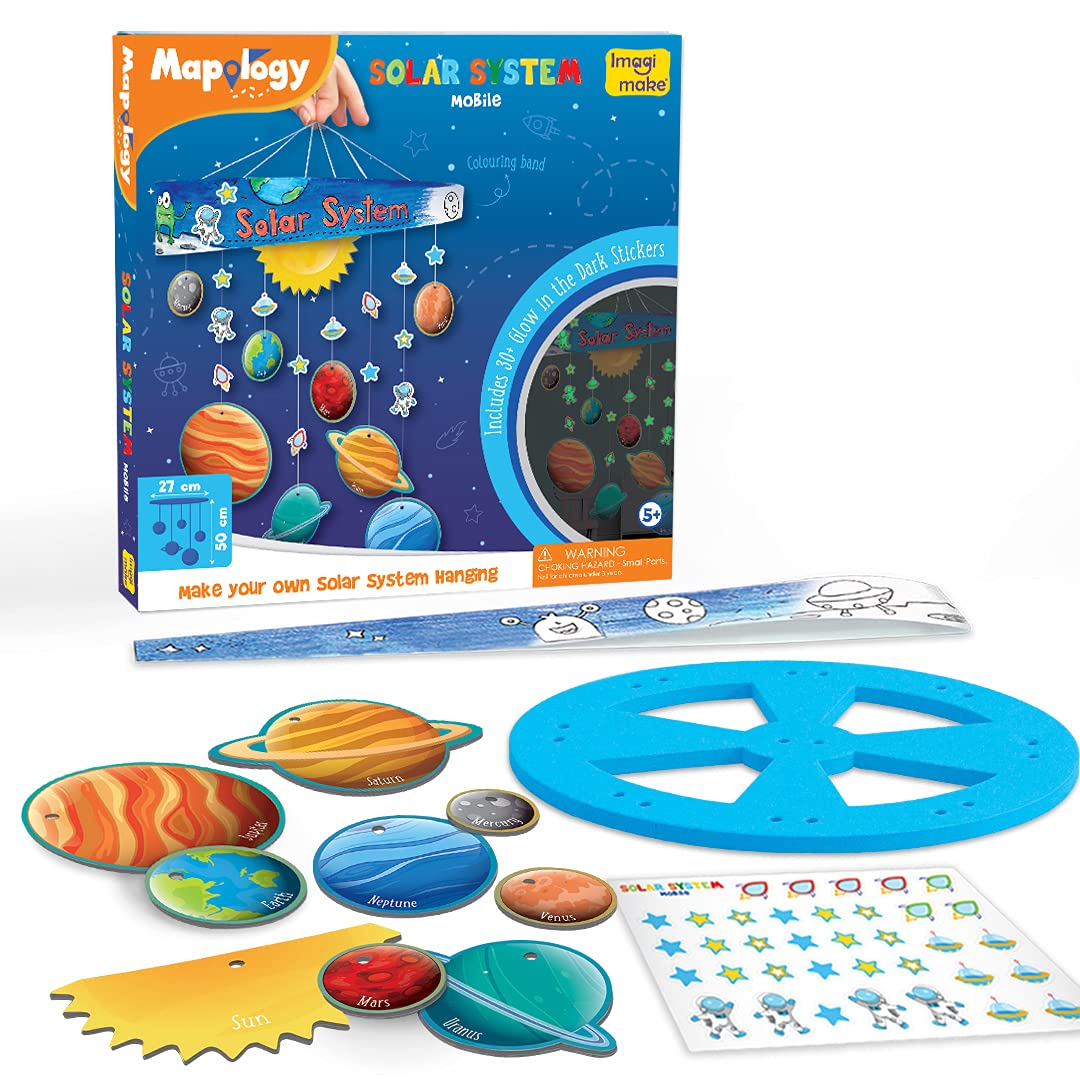 Arjoos | Mapology Solar System - Educational Toy and Learning Aid for Boys and Girls | Solar System Map Puzzle | Jigsaw Puzzle | Kids | for Kids Age 5+ | Toy for Boys and Girls
