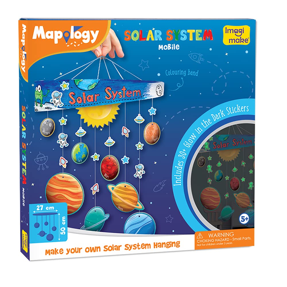 Arjoos | Mapology Solar System - Educational Toy and Learning Aid for Boys and Girls | Solar System Map Puzzle | Jigsaw Puzzle | Kids | for Kids Age 5+ | Toy for Boys and Girls