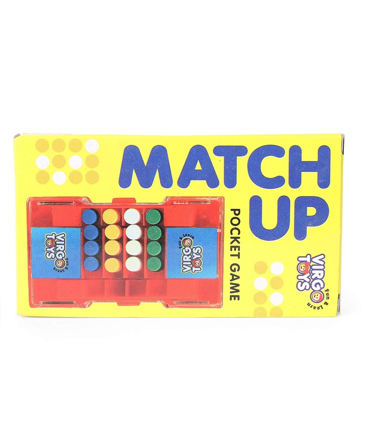 Arjoos | Matchup Pocket Puzzle Strategic Game – Brain Teaser & Traditional Challenging Board Game for Kids & Adults | Birthday Gifts for Kids - Pack of 1 - ( Ages - 3+ )