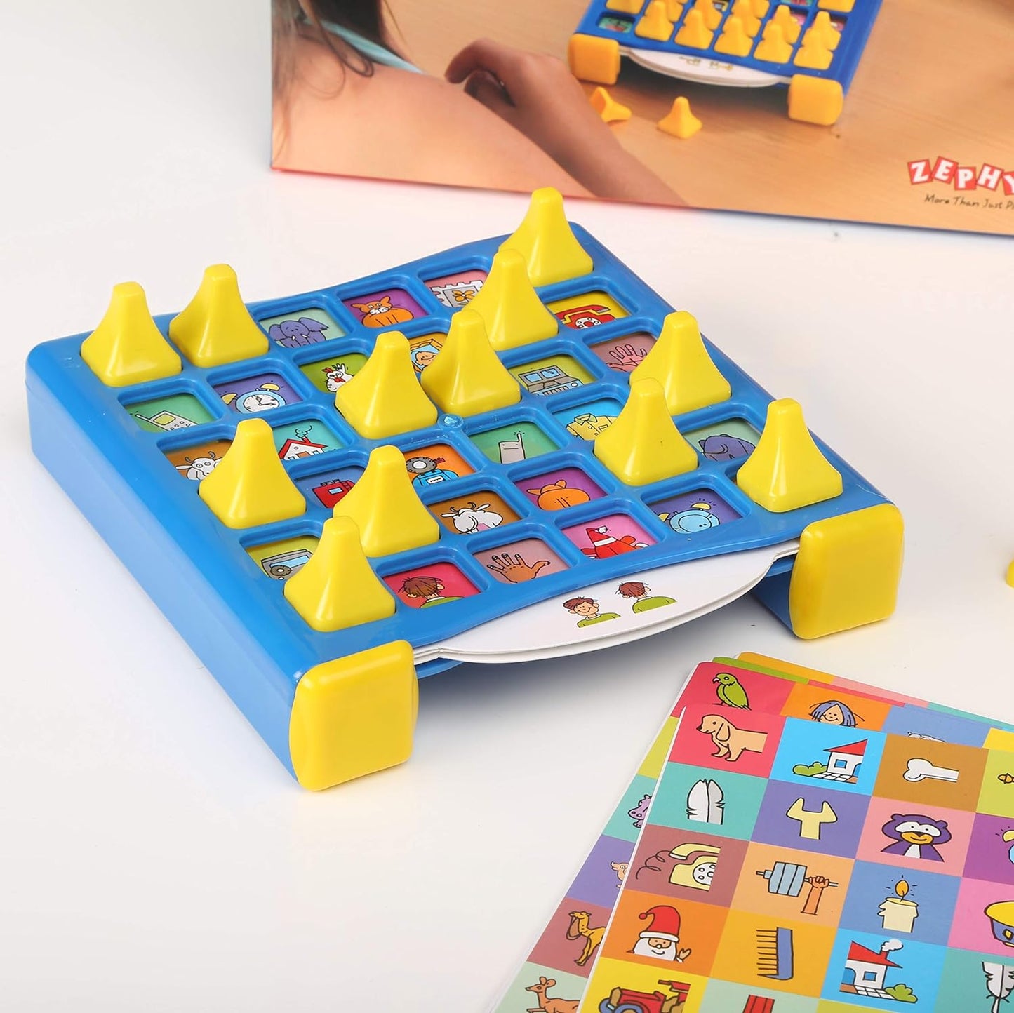 Arjoos | Memory Skills for Kids (Multicolour) | 1 Playing Box, 10 Playing Sheets, 36 Pegs | Sharpen Your Memory | Game for Kids | Toys for kids