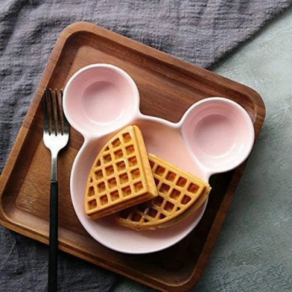 Plastic Unbreakable Micky Mouse Tray (1 Pc)