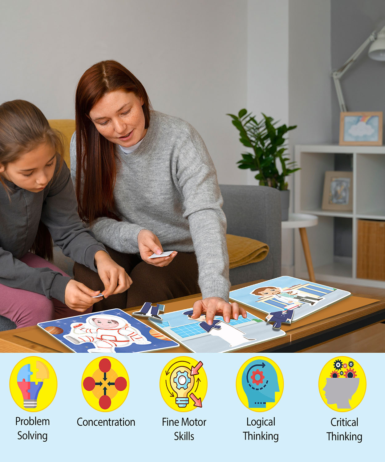 Arjoos | Baby’s First Puzzle Game: Professions People At Work Puzzles | Cardboard Puzzles with 15 Pcs | Early Puzzle Set for Kids - Educational Toys | Birthday gift for kids - ( Ages- 3+)