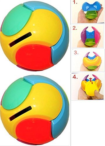 Arjoos | Puzzle Ball Money Bank for Kids – Fun Piggy Bank Toy | Birthday Return Gift Idea for Boys & Girls | Birthday Gifts for Kids - Pack of 1 - ( Ages - 3+ )