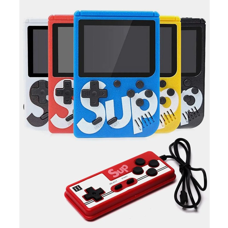 Arjoos | SUP Game Box Plus 400 in 1 | Retro Games | UPGRADED VERSION | mini Portable Console Handheld Gift (Multicolour) | both boys and girls | Toys for kids
