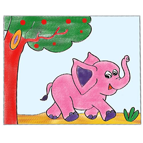 Arjoos | Sand Art Kit - Jungle | Art & Craft DIY Kit | Colourful Sand Art Creations for Kids & Adults | Birthday Gifts for Kids - Age - 7+Years
