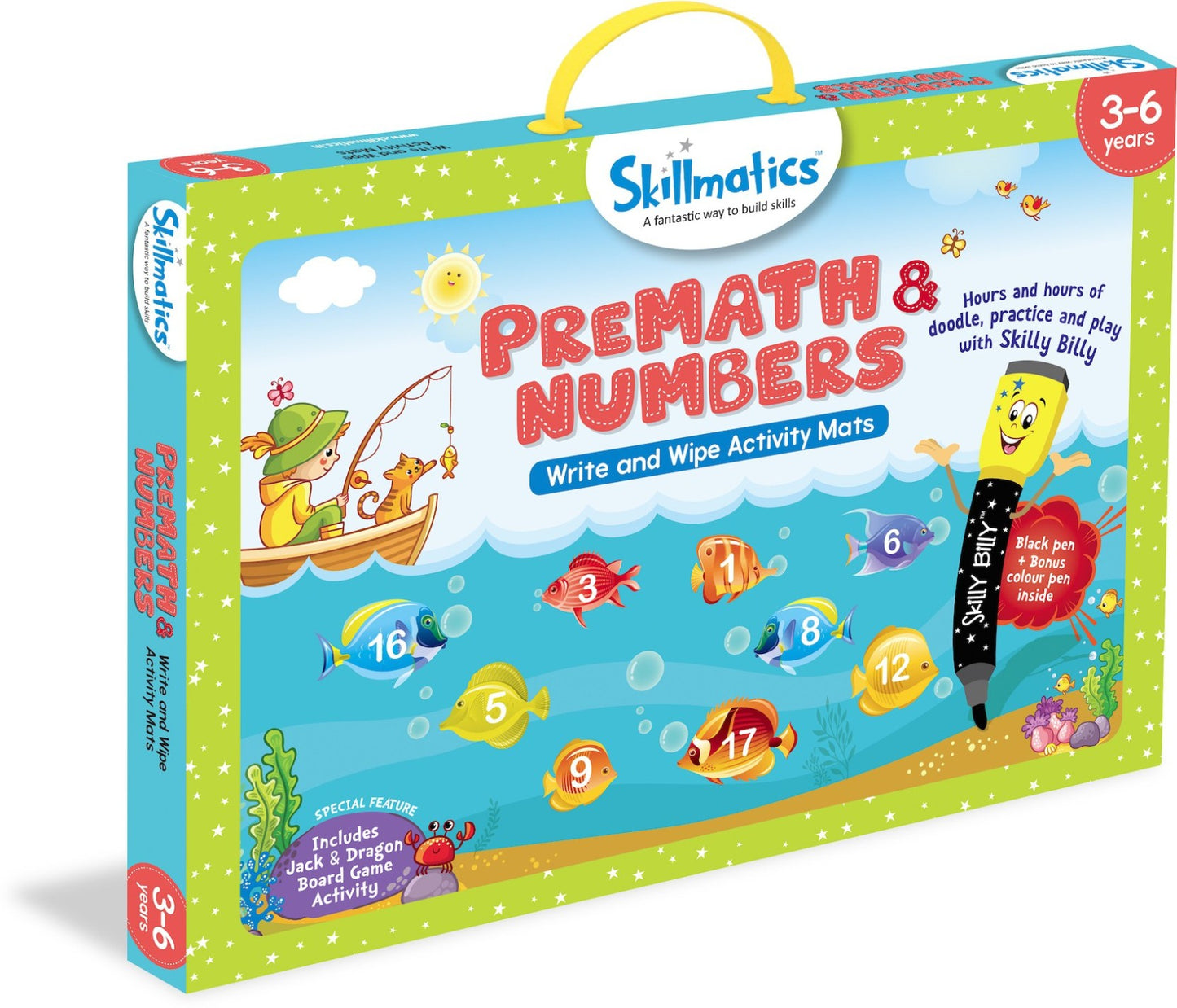 Arjoos | Skillmatics PreMath and Numbers | strong foundation for learning math | 3-6 Years (Multicolour) | Toys for Kids | Both Boys and Girls
