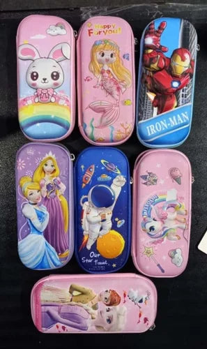 Arjoos | Unicorn Pencil Case for Kids | 3D EVA Cute Pen Pouch | High Capacity Portable Multifunctional Stationery Bag | School Supplies Box | Suitable for Boys and Girls | Return Gifts For Kids .