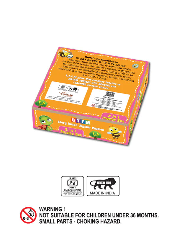 Arjoos | Solve to Learn – Biplob Jigsaw Puzzle | Jigsaw Puzzle For Kids| Birthday Gifts for Kids - Pack of 1 - ( Age - 3 + )
