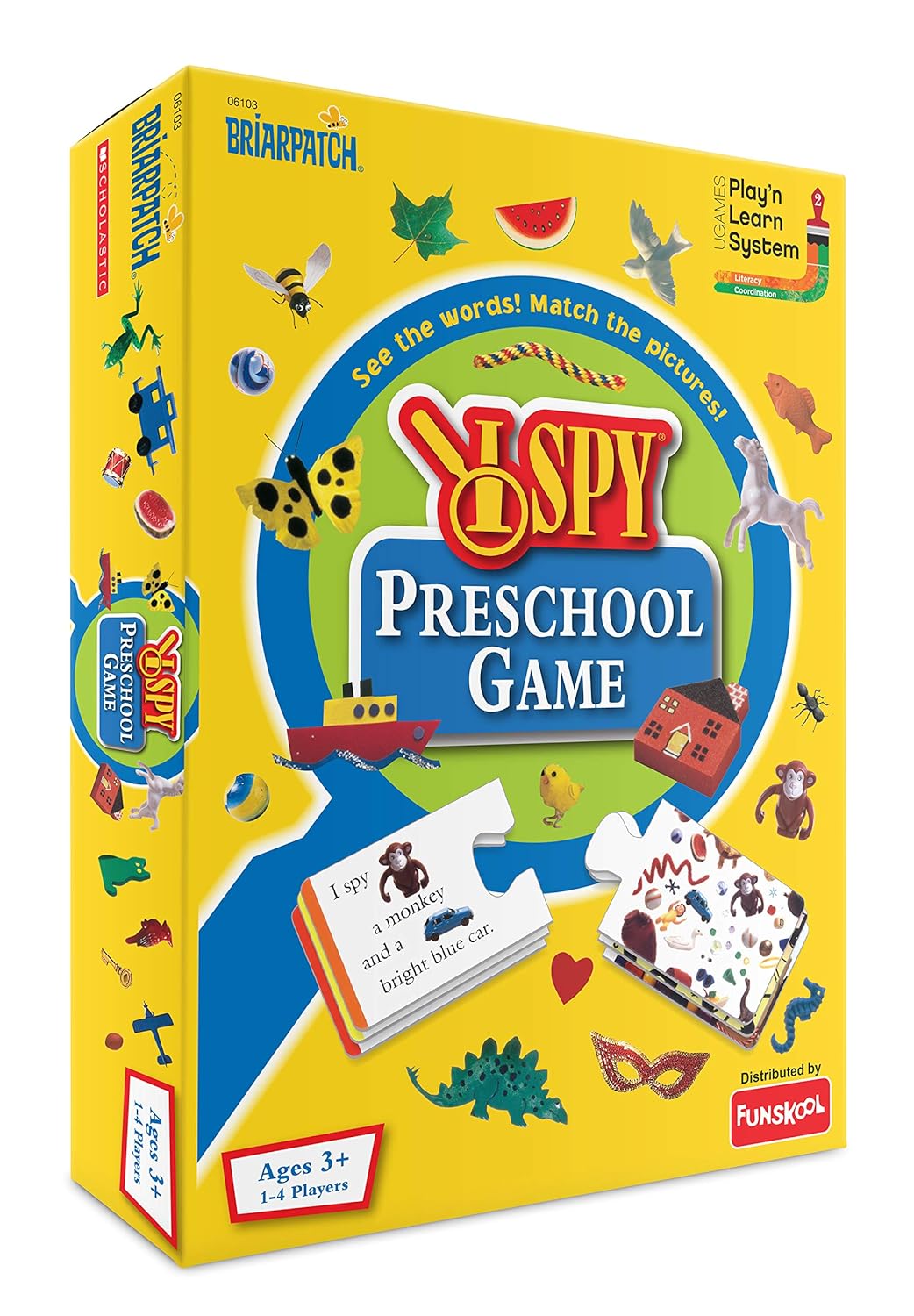 Arjoos Spy Preschool Game Matching Game 1-4 Players Educational Board Games for Kids Birthday Gifts for Kids Age 3+Years