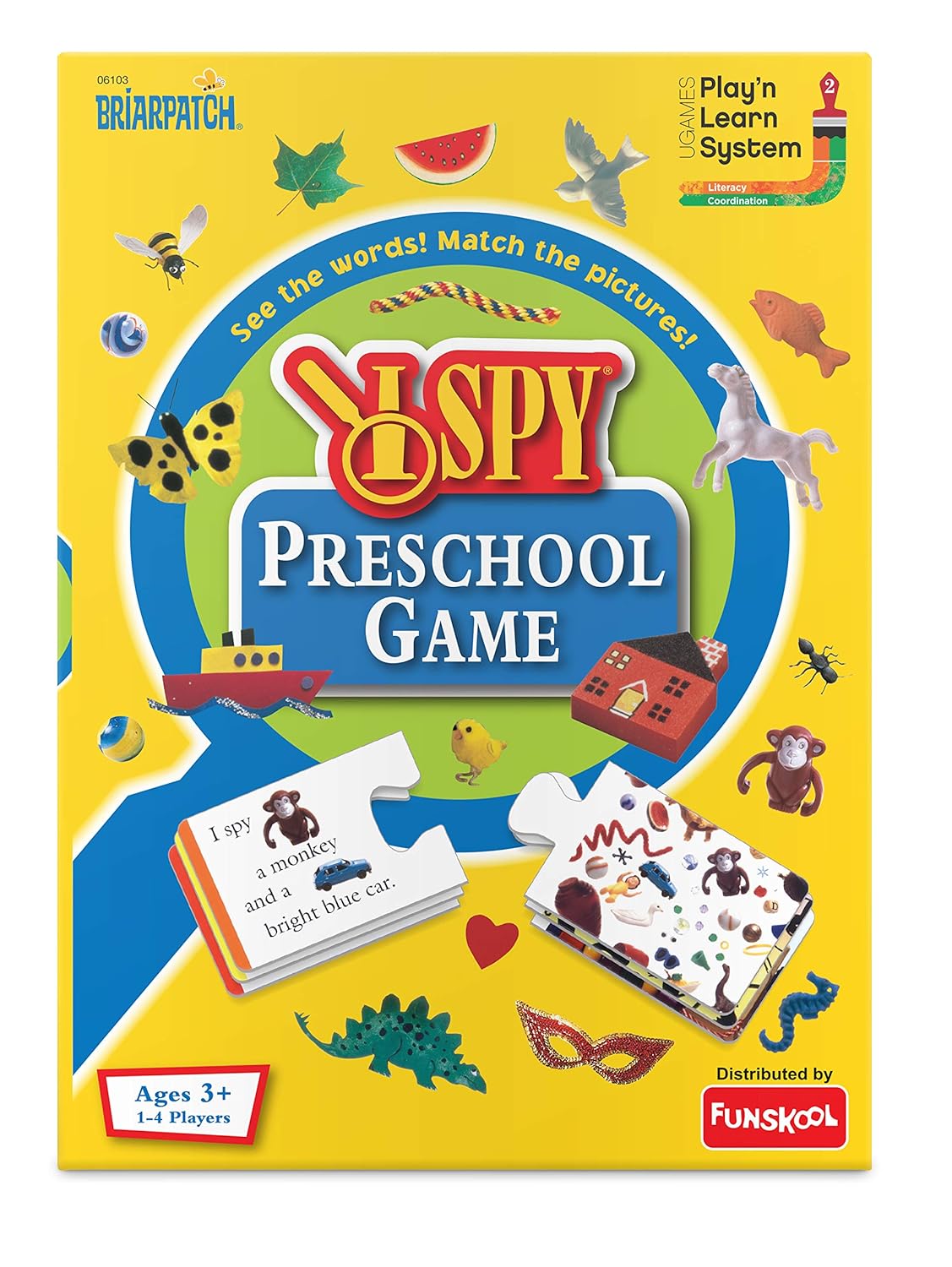Arjoos | Spy Preschool Game - Matching Game | 1-4 Players | Educational Board Games for Kids | Birthday Gifts for Kids - Age - 3+Years