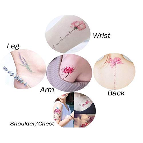 Arjoos | Temporary Tattoos (Set of 1 Booklets) for All Age Group | Cute Style | 200+ Tattoo Designs | Body Art Stickers for Fun Party | Kids Birthday Return Gifts
