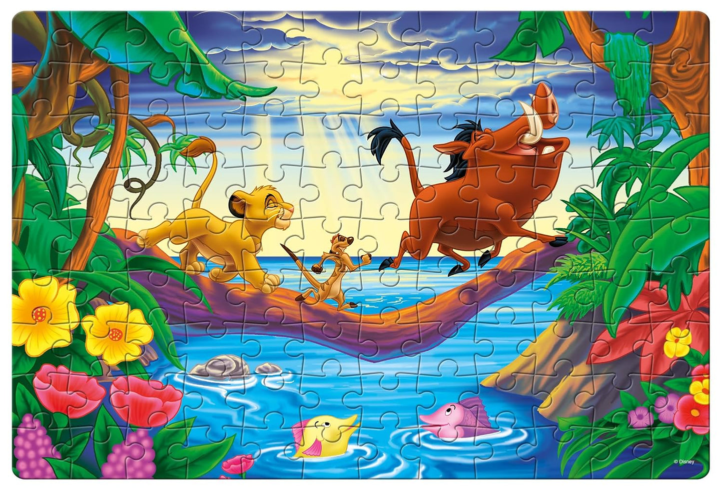 Arjoos | The Lion King Jigsaw Puzzle (108 Pieces) | Fun & Challenging Brain Booster Games | Engaging Puzzle for Focus and Memory - Birthday Gift for Boys & Girls - ( Ages - 6+ )